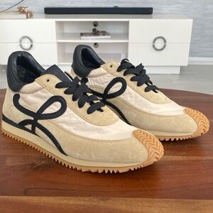 Loewe Beige and Black Sneakers